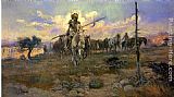 Charles Marion Russell - Bringing Home the Spoils